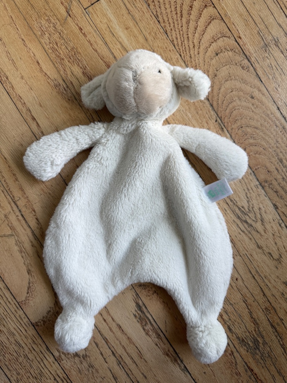 NWOT Jellycat Plush Lamb Security Blanket - Soft Cream Lovey